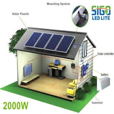 Système solaire hors réseau personnalisable de 1 à 5 kW
